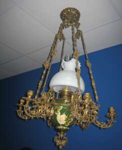 Люстра лампа 1890 год.