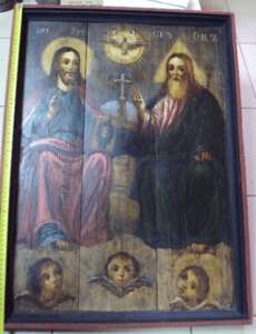 Икона Троица большая