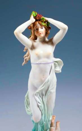 SOLD Meissen Figurine Birth of Venus Usine de porcelaine Meissen Porcelaine Allemagne 1900 - photo 5
