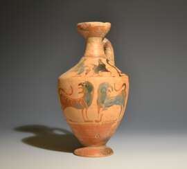 Euboean Lekythos With Griffins