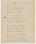 Уильям Каллен Брайант. Manuscript for two Hymns