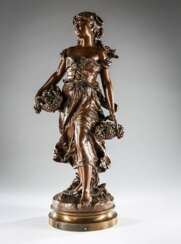 Bronzefigur "Automne - der Herbst",