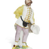 TWO MEISSEN PORCELAIN COMMEDIA DELL’ARTE FIGURES OF SCARAMOUCHE AND SCAPIN FROM THE DUKE OF WEISSENFELS SERIES - photo 2