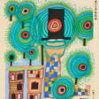 Friedensreich Hundertwasser. Peace Treaty with Nature (From: Joy of Man) - Auktionsarchiv