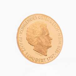 Goldmedaille 'Schubert'.