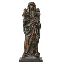 Virgin and Child with Saint Anne. Franconia or Swabia, circa 1510