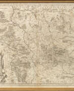 Malerei. Karte des Herzogtums Braunschweig