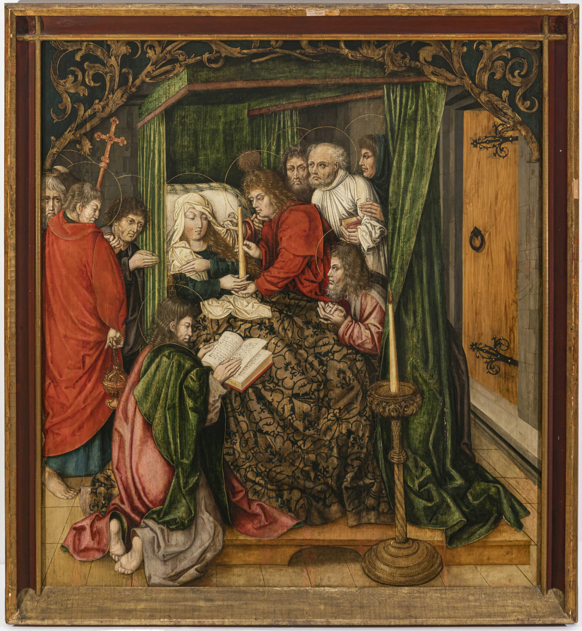 Oberrheinischer Meister 1st quarter of the 16th century. Death of the Virgin