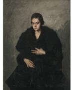 Übersicht. Thomas Baumgartner. Bildnis einer Dame im Pelz. 1917