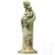 Statuette der Gottesmutter mit Kind, Bein, byzantinisch, 13. - 14. Jhdt. - Аукционные товары