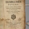 Recueil D'Emblèmes Divers 1638 - Auction Items