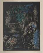 Marc Chagall. Marc Chagall (Witebsk 1887 - St.-Paul-de-Vence 1985). L'arbre vert aux amoureux.