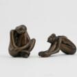 Bruno Bruni (Gradara 1935). A Pair of Small Bronzes 'Mignon' and 'Donna che si veste'. - Auction Items