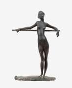 Клеменс Паш. Clemens Pasch (Sevelen 1910 - Düsseldorf 1985). Girl, leaning against pole.