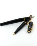 Ювелирные изделия. Cartier. Writing set: ballpoint pen and fountain pen