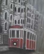 Импрессионизм. Red tram.