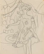 Карандаш. Ernst Ludwig Kirchner. Tänzerin