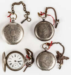 LOT OF 4 POCKET WATCHES
