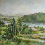 Вид из окна Canvas Oil paint Impressionism Landscape painting 2011 - photo 1