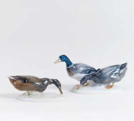 Rosenthal, Selb, Ente und Entenpaar