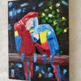 Parrot painting Bird art Холст Масляные краски Импрессионизм Анималистика 2019 г. - фото 2