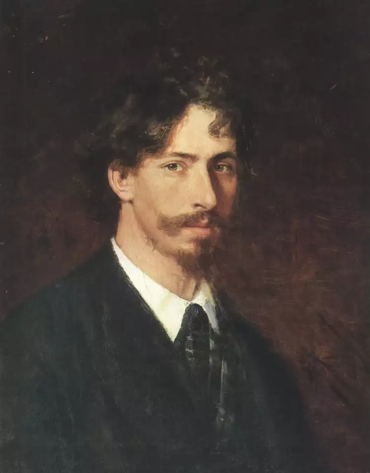 Famous Russian artists. Ilya Repin. Self-portrait, 1878 Famous Russian artists. Ilya Repin. Self-portrait, 1878