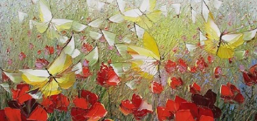 Дмитрий Кустанович, картина из серии «Бабочки»