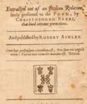 Роберт Эшли (1565 - 1641) - фото 1