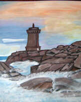 Маяк и море