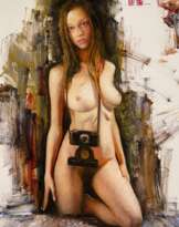 Impression giclée sur toile, Nu avec un appareil photo, 2023, par Kartashov Andrey, Russie, 21e siècle. 1 des 50 tirages limités. Impression giclée sur toile, Nu avec un appareil photo, 2023, par Kartashov Andrey, Russie, 21e siècle. 1 des 50 tirages limités.