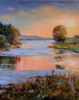 Закат над рекой Закат над рекой