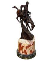 Frederic Remington Bronze Sculpture – “The Mountain Man”, 20th Century Frederic Remington Bronze Sculpture – “The Mountain Man”, 20th Century