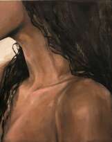 Meryem Tayganskaya, Nude Painting, Oil on Canvas, 21st Century  Meryem Tayganskaya, Nude Painting, Oil on Canvas, 21st Century