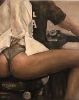  Meryem Tayganskaya, Peinture nue, Huile sur toile, XXIe siècle 