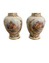 KPM - Putti Vases, 19th Century Porcelain, Germany KPM - Putti Vases, 19th Century Porcelain, Germany