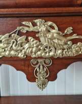 Restored antique display case with beautiful bronze elements Restored antique display case with beautiful bronze elements