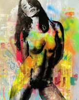 Peinture Urkabe de David Lurkin, 21e siècle, techniques mixtes  Peinture Urkabe de David Lurkin, 21e siècle, techniques mixtes