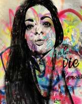 Painting Hezea by David Lurkin, 21st Century, Mixed Media Painting Hezea by David Lurkin, 21st Century, Mixed Media