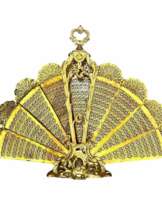 19th Century Fireplace Screen in Gilt Bronze 19th Century Fireplace Screen in Gilt Bronze