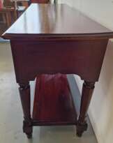 Console en acajou  Console en acajou