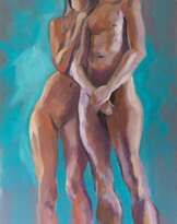 Jung Axel, Peinture nue, Huile sur toile, 21e siècle Jung Axel, Peinture nue, Huile sur toile, 21e siècle