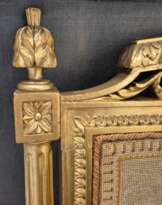 Louis XV style gilded wood firescreen, 19th century