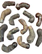 Collection of Kriss Handles, Java, Indonesia, Late 18th Early 19th Century