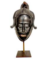 Ndoma Baule Portrait Mask, Ivory Coast, Wood, lacquered patina, Circa 1930