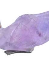 Аметистовая фигурка Лебедь 