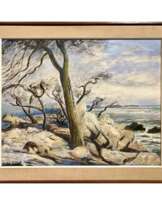 Gouache Painting by Michèle Cascella (1892-1989)