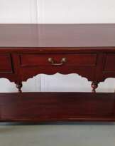 Mahogany console