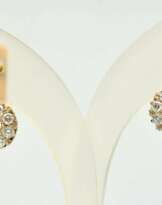 Boucles d&39;oreilles en or avec diamants 