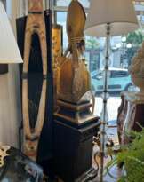 Late 17th Century Reliquary Bust of a Bishop in Gilded Wood Late 17th Century Reliquary Bust of a Bishop in Gilded Wood