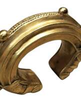 Nigerian 19th Century Gold and bronze trade currency Bracelet Nigerian 19th Century Gold and bronze trade currency Bracelet